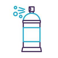 estilo de linha de produtos de frasco de spray desinfetante vetor