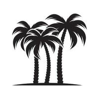 Palma árvore ícone vetor Projeto ilustração tropical árvore símbolo