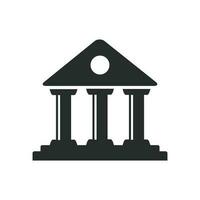 banco ícone vetor Projeto ilustração bancário conceito