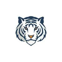 tigre logotipo emblema modelo mascote símbolo para o negócio ou camisa Projeto. vetor