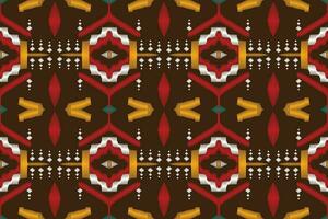ikat floral paisley bordado fundo. ikat padronizar geométrico étnico oriental padronizar tradicional. ikat asteca estilo abstrato Projeto para impressão textura, tecido, saree, sari, tapete. vetor