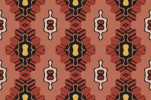 ikat damasco paisley bordado fundo. ikat floral geométrico étnico oriental padronizar tradicional.asteca estilo abstrato vetor ilustração.design para textura,tecido,vestuário,embrulho,sarongue.