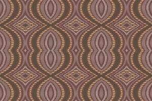 ikat floral paisley bordado fundo. ikat tecido geométrico étnico oriental padronizar tradicional. ikat asteca estilo abstrato Projeto para impressão textura, tecido, saree, sari, tapete. vetor