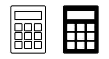 calculadora ícone definir. Cálculo. contabilidade. vetor. vetor