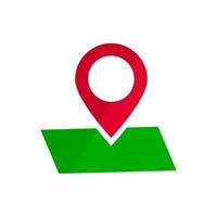 plano Projeto mapa e mapa PIN ícones. localização e GPS ícone. vetor. vetor