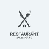 restaurante logotipo vetor ícone ilustração Projeto