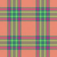 Verifica desatado tartan do tecido textura têxtil com uma fundo padronizar xadrez vetor. vetor