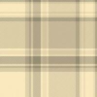 tartan Verifica textura do desatado xadrez vetor com uma padronizar têxtil tecido fundo.