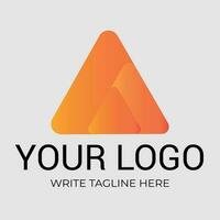 design de logotipo gradiente vetor