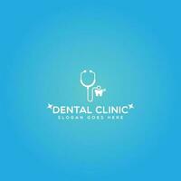 dental clínica logotipo vetor