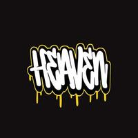 palavra texto rua arte grafite marcação para roupas marca vetor