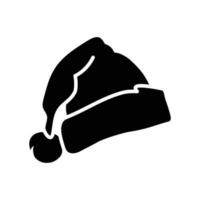 Natal chapéu - santa chapéu ícone vetor Projeto modelo dentro branco fundo