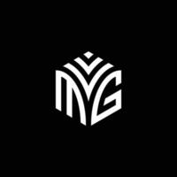 vmg hexágono logotipo vetor, desenvolver, construção, natural, finança logotipo, real Estado, adequado para seu empresa. vetor