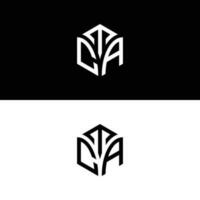 tca hexágono logotipo vetor, desenvolver, construção, natural, finança logotipo, real Estado, adequado para seu empresa. vetor