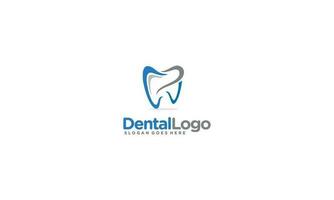 dental logotipo Projeto vetor dental Cuidado clínica logotipo modelo