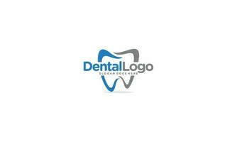 dental logotipo Projeto vetor dental Cuidado clínica logotipo modelo