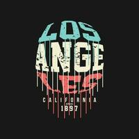 los angeles abstrato gráfico, tipografia vetor, t camisa Projeto ilustração, Boa para pronto imprimir, e de outros usar vetor