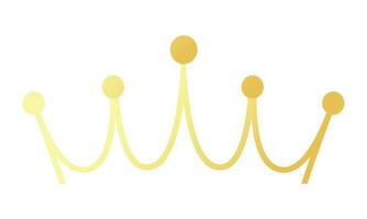 vetor real dourado coroa logotipo Projeto vetor arte gráficos