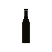 garrafa ícone vetor. garrafa para água ilustração placa. garrafa do álcool símbolo ou logotipo. vetor