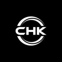 chk logotipo projeto, inspiração para uma único identidade. moderno elegância e criativo Projeto. marca d'água seu sucesso com a impressionante isto logotipo. vetor