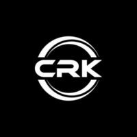 crk logotipo projeto, inspiração para uma único identidade. moderno elegância e criativo Projeto. marca d'água seu sucesso com a impressionante isto logotipo. vetor