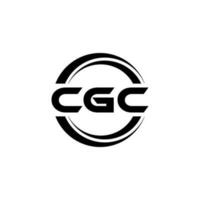 cgc logotipo projeto, inspiração para uma único identidade. moderno elegância e criativo Projeto. marca d'água seu sucesso com a impressionante isto logotipo. vetor
