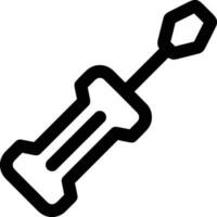 Chave de fenda reparar ícone símbolo vetor imagem. ilustração do a consertar kit de ferramentas Projeto imagem. eps 10