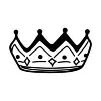 coroa ícones, coroa símbolo, coroa ilustração. vetor