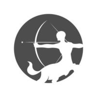 centauro logotipo ícone Projeto vetor