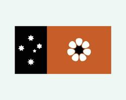 bandeira do a norte território nt do Austrália. australiano território bandeira. eps vetor ilustração.
