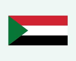 nacional bandeira do sul Sudão. sul sudanês país bandeira. república do sul Sudão detalhado bandeira. eps vetor ilustração cortar arquivo.