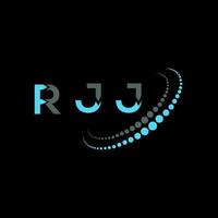 rjj carta logotipo criativo Projeto. rjj único Projeto. vetor