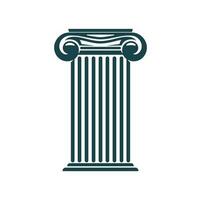 antigo grego coluna e romano pilar ícone vetor