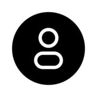 perfil ícone vetor símbolo Projeto ilustração