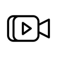 vídeo gravação ícone vetor símbolo Projeto ilustração