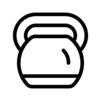 kettlebell ícone vetor símbolo Projeto ilustração
