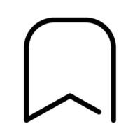 marca páginas ícone vetor símbolo Projeto ilustração