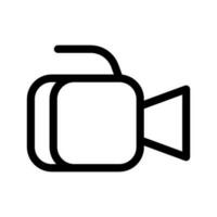 vídeo Câmera ícone vetor símbolo Projeto ilustração