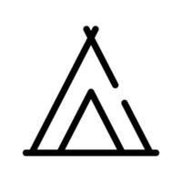 acampamento ícone vetor símbolo Projeto ilustração