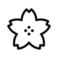 ilustração de design de símbolo de vetor de ícone de sakura