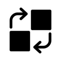 troca ícone vetor símbolo Projeto ilustração
