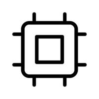 CPU ícone vetor símbolo Projeto ilustração
