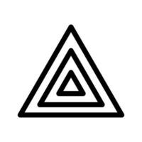 triângulo ícone vetor símbolo Projeto ilustração