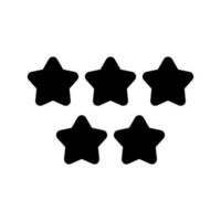 Estrela ícone vetor símbolo Projeto ilustração