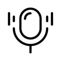 microfone ícone vetor símbolo Projeto ilustração