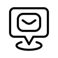 bate-papo mensagem ícone vetor símbolo Projeto ilustração