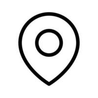mapa PIN ícone vetor símbolo Projeto ilustração