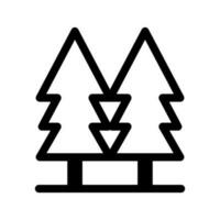 floresta ícone vetor símbolo Projeto ilustração