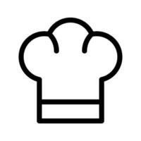 chefe de cozinha chapéu ícone vetor símbolo Projeto ilustração
