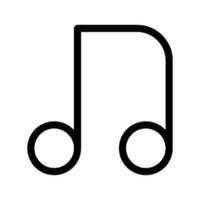 música ícone vetor símbolo Projeto ilustração